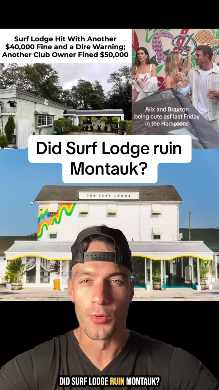Joe DiRico presenting the story of The Surf Lodge