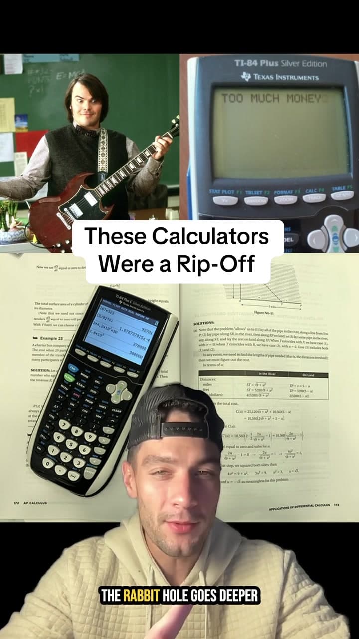 Joe DiRico presenting the story of TI-84 calculators